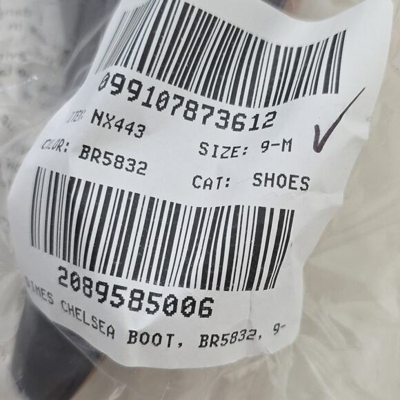 NEW Madewell The Dimes Chelsea Dark Brown Leather Ankle Booties Turkish Coffee 9 - Picture 12 of 12